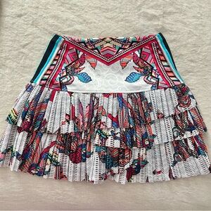 Lucky in Love Tiered Pleated Skirt